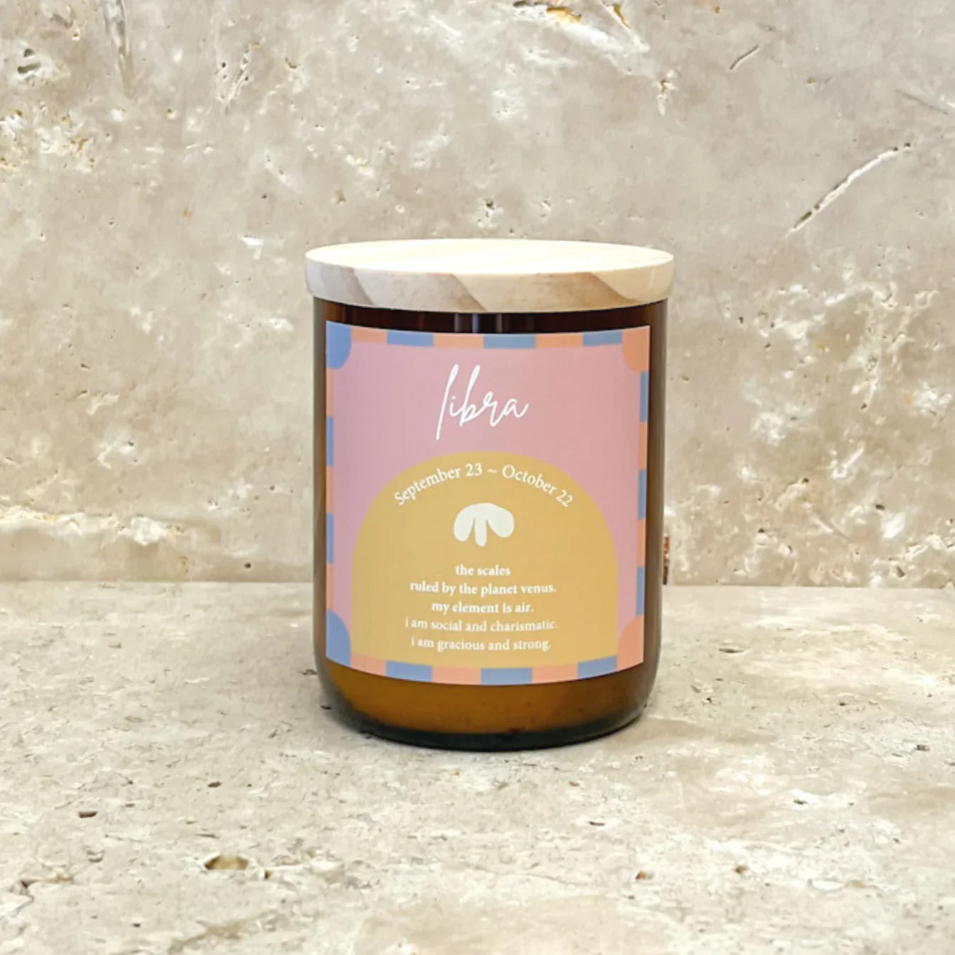 Zodiac Candle - Libra - Image 2