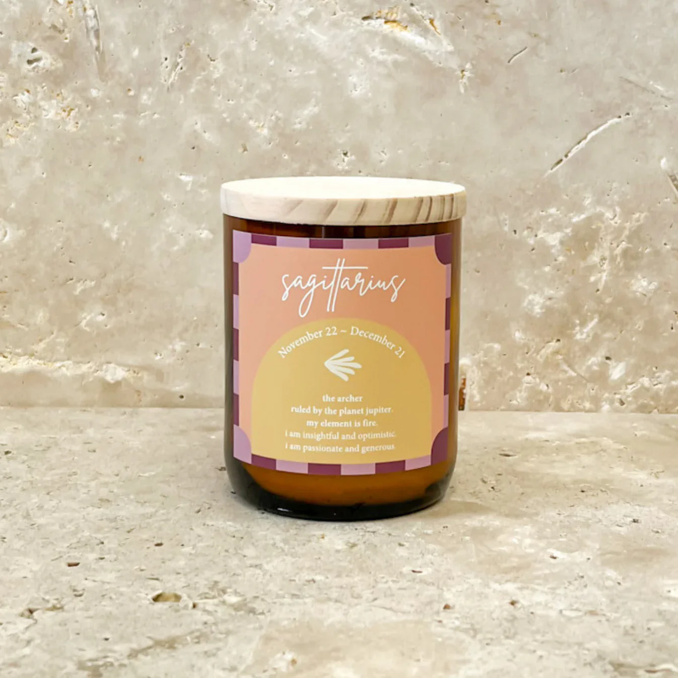 Zodiac Candle - Sagittarius - Image 2